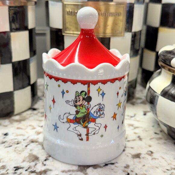 Vintage Porcelain Disney Sugar bowl with lid - Picture 7 of 12